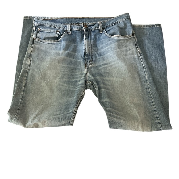 LEVI’s MEN’S 505 36W 30L STRAIGHT REGULAR FIT JEANS pre-loved and worn in - Picture 2 of 15